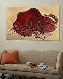 Rock Painting of a Bison  Late Magdalenian  13000 BC