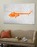 Orange Helicopter