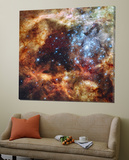 A Stellar Nursery known as R136 in the 30 Doradus Nebula
