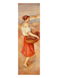 Girl with Basket of Fish  C 1889