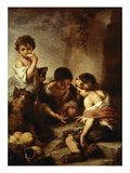 Young Beggars Playing Dice