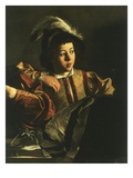 Detail of Young Boy from the Calling of Saint Matthew  1599-1600