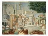 Rome  Italy  from Fresco Cycle Depicting the Life of St Augustine  1465  Detail
