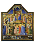 The Coronation of the Virgin  C1435  Predella of Entombment of Christ and Scenes of St Dominic