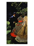Le Déjeuner Sur L'Herbe  Picnic on the Grass at Chailly  France  with Frederic Bazille  1841-70