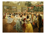 Emperor Franz Joseph  1830-1916  at Ball in Vienna in 1900 to Salute Start of New Century