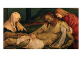 Christ Placed in the Tomb  from Predella to the Isenheim Altarpiece  C1515 (Detail)