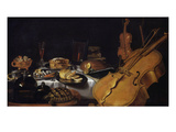 Still Life with Musical Instruments  1623