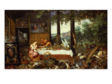 Allegory of the Sense of Taste 1617-18 64X110Cm