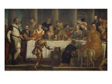 Christ at the Marriage Feast at Cana (Where He Turned Water into Wine)  127X209Cm