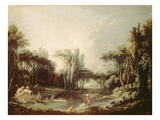Rural Landscape with Pond  1746