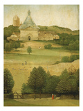 Village and Landscape  from Adoration of the Magi  Tripytch  C1495