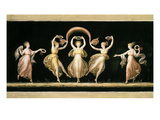 Dancers  Tempera