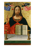 Christ Blessing the World (Inv 19) with Ins Ego Sum Lux Mundi Via Veritas Principium Et Finis