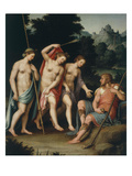 Judgement of Paris  (Trojan Prince Judging the Most Beautiful of Goddesses Juno  Minerva  Venus)
