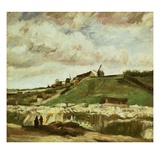 Quarry and Mills at Montmartre  Paris  1886