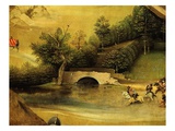 Horsemen Crossing River  from Adoration of the Magi  Tripytch  C1495