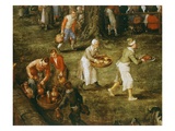 Servants Bringing Food  from Wedding Feast Presided over by the Archdukes (Of Austria) (Detail)