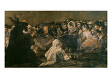 Witches' Sabbath (Black Painting)  1819 - 23  Mural Painted at Quinta Del Sordo (Detail)