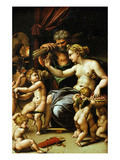 Venus and Vulcan with Eros and Five Putti
