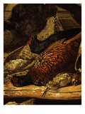 Pheasant and Woodcock  from Trophée De Chasse  or Hunting Trophies  1862  Detail