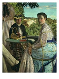 Réunion De Famille (Family Gathering)  1867 (Detail)