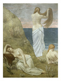 Jeunes Filles Au Bord De La Mer (Young Girls by the Sea)  1879 (Rf1970-34)