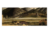 Landscape with Partridge  from Predella of the Assumption of the Virgin Mary  Altarpiece (Detail)