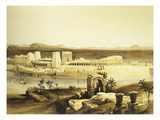 Island of Philae in Upper Egypt  Lithograph  1838-9