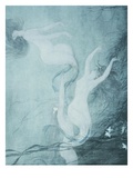 Sirens  Watercolour  1897  French