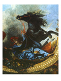 Black Horse  from Louis XIV  King of France  Crossing the Rhine on His Chariot