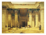 Great Gate of Temple of Isis  Island of Philae in Upper Egypt  Lithograph  1838-9