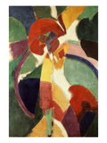 Femme À L'Ombrelle Ou La Parisienne (Woman with Umbrella or the Parisian Lady)  1913
