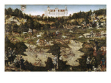 Hunting Party in Honour of Charles V at Torgau Castle  1544