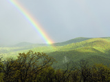 A Large Rainbow over the Shenandoah Valley in Late Afternoon