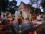 Xoxocotlan Graveyard on the Night of Day of the Dead