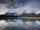 Los Cuernos Del Paine Seen across Lake Pehoe
