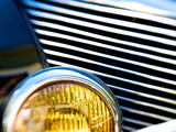 Close Up of the Grill and Headlight of a 1940 Mercury Eight Car