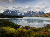 Los Cuernos Del Paine Seen across Lake Pehoe