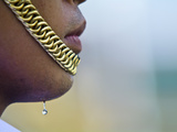 A Drop of Sweat Drips from the Chin of a Soldier of the Kings Guard