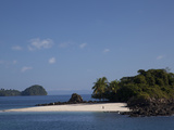 The White Sands of Granito De Oro Island Edge into the Pacific