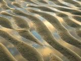 Sand Ridges  Water and Reflections of the Sky in an Intertidal Zone