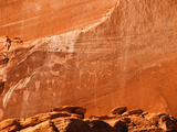 Ancient Navajo Petroglyphs on the Cliffs at Canyon De Chelly