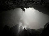 A Cascading Waterfall in Hang Son Doong