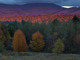 Sunset Light Stretches Toward Moose Mountain