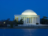 The Jefferson Memorial and Tidal Basin in Early Evening