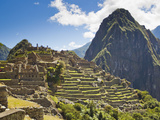 Pre-Columban Inca Ruins at Machu Picchu