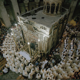Priests Circle the Edicule of the Holy Sepulchre for the Anointing of the Oil Ceremony