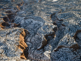 Fresh Snow Sits on Top of Scalloped Canyons in the Utah Desert