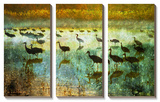 Cranes in Soft Mist I